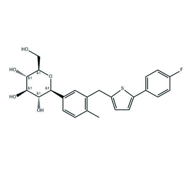 Canagliflozin (842133-18-0) C24H25FO5S
