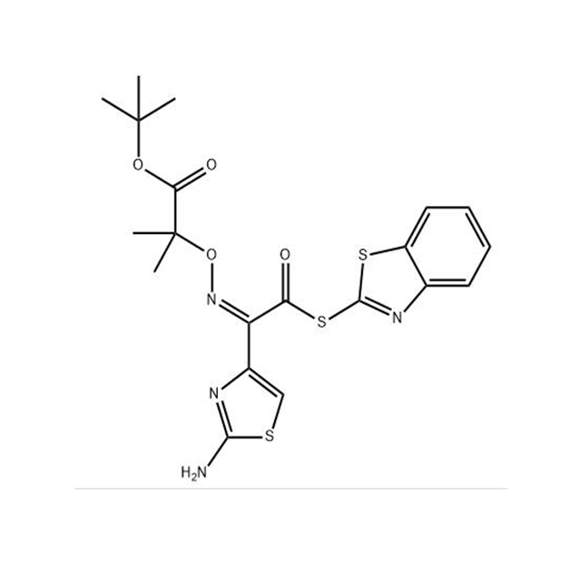 2-mercaptobenzotiazolil- (z) - (2-aminothiazol-4-il) -2- (terc-butoxicarbonil) isopropoxiiminoacetato (89604-92-2) C20H22N4O4S33